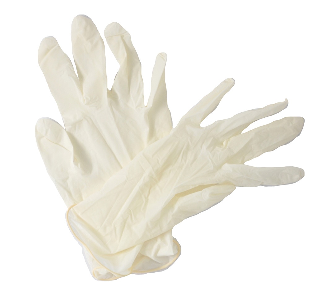 Edge Vinyl Gloves White 10/Pk