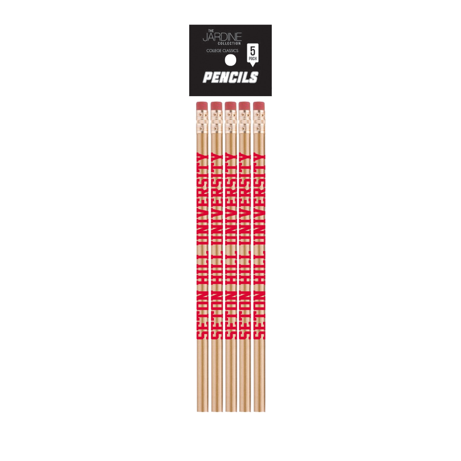 Emblematic Pencil 5pk School Name