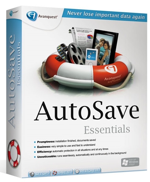 AVANQUEST AUTOSAVE ESSENTIALS FOR WINDOWS