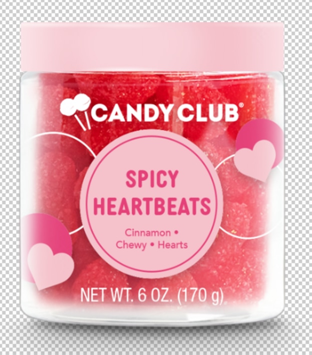 CANDY CLUB Valentine's Spicy Heartbeats 6oz Cup