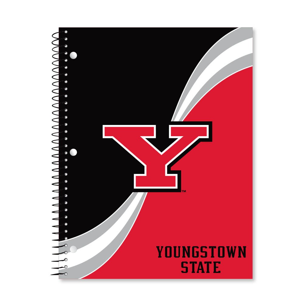 Digi Curve Divide 1 Subject 11"x8.5" 70 Count College Ruled Spiral Notebook