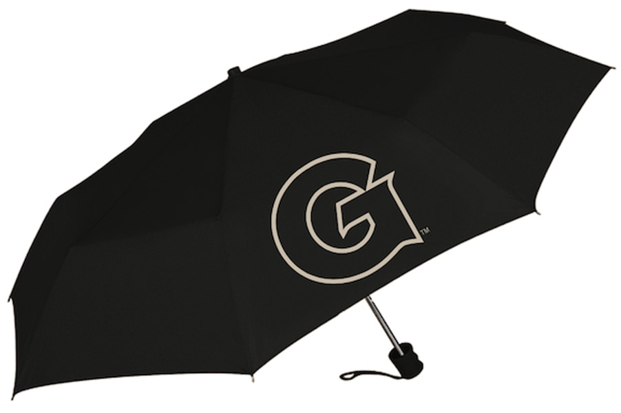 Georgetown Hoyas "Storm Clip" Mini Folding Emblematic Solid Umbrella 42" Coverage