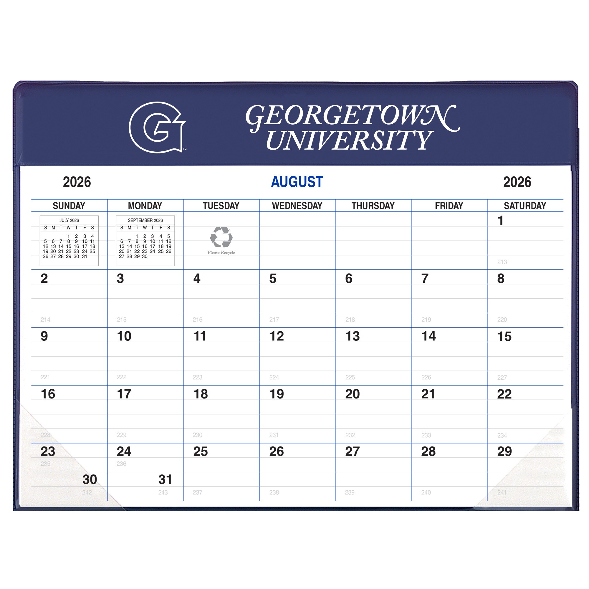 Payne '26-'27 Imprinted Academic Calendar Pad