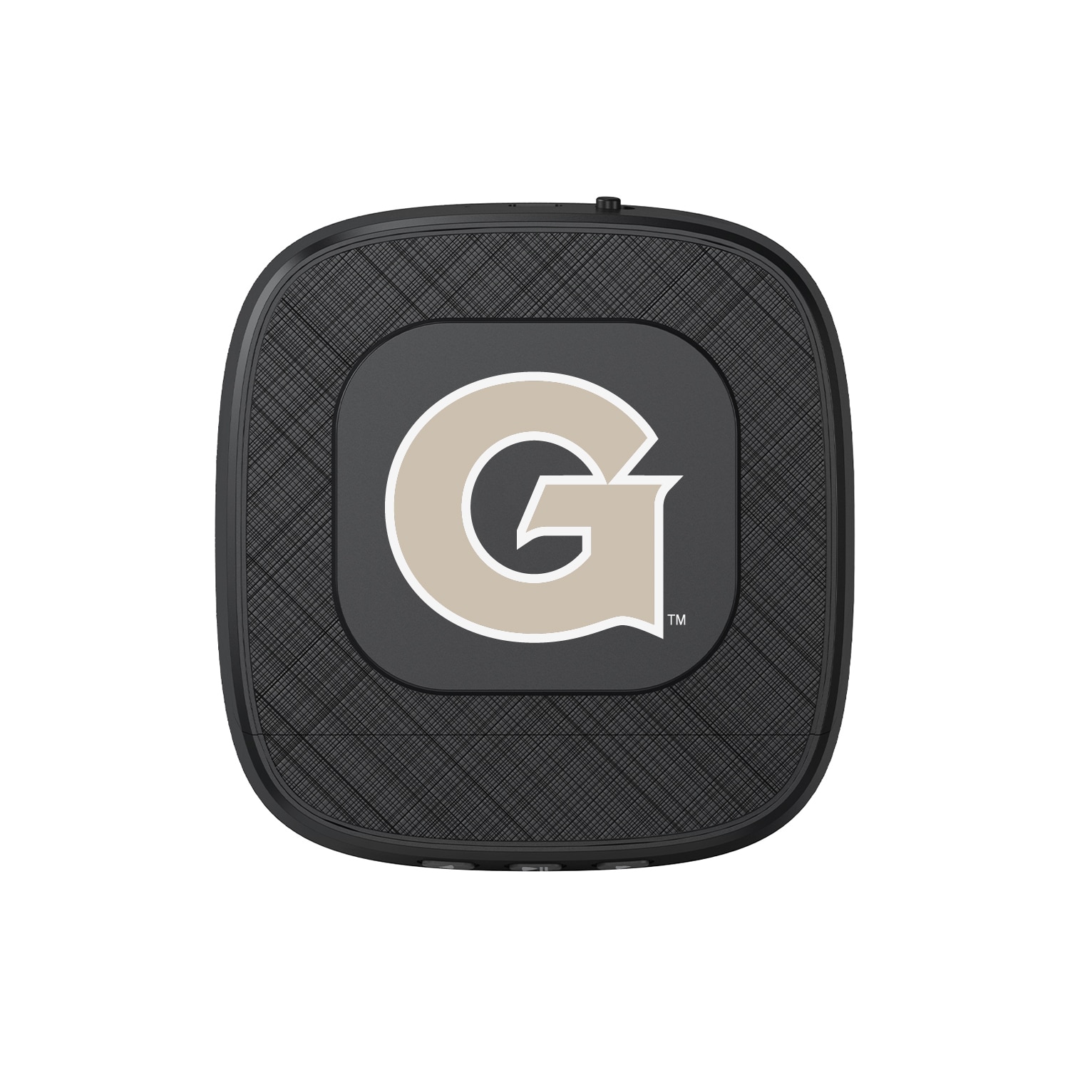 Georgetown University Portable Speaker with Phone Charger, Black, Classic