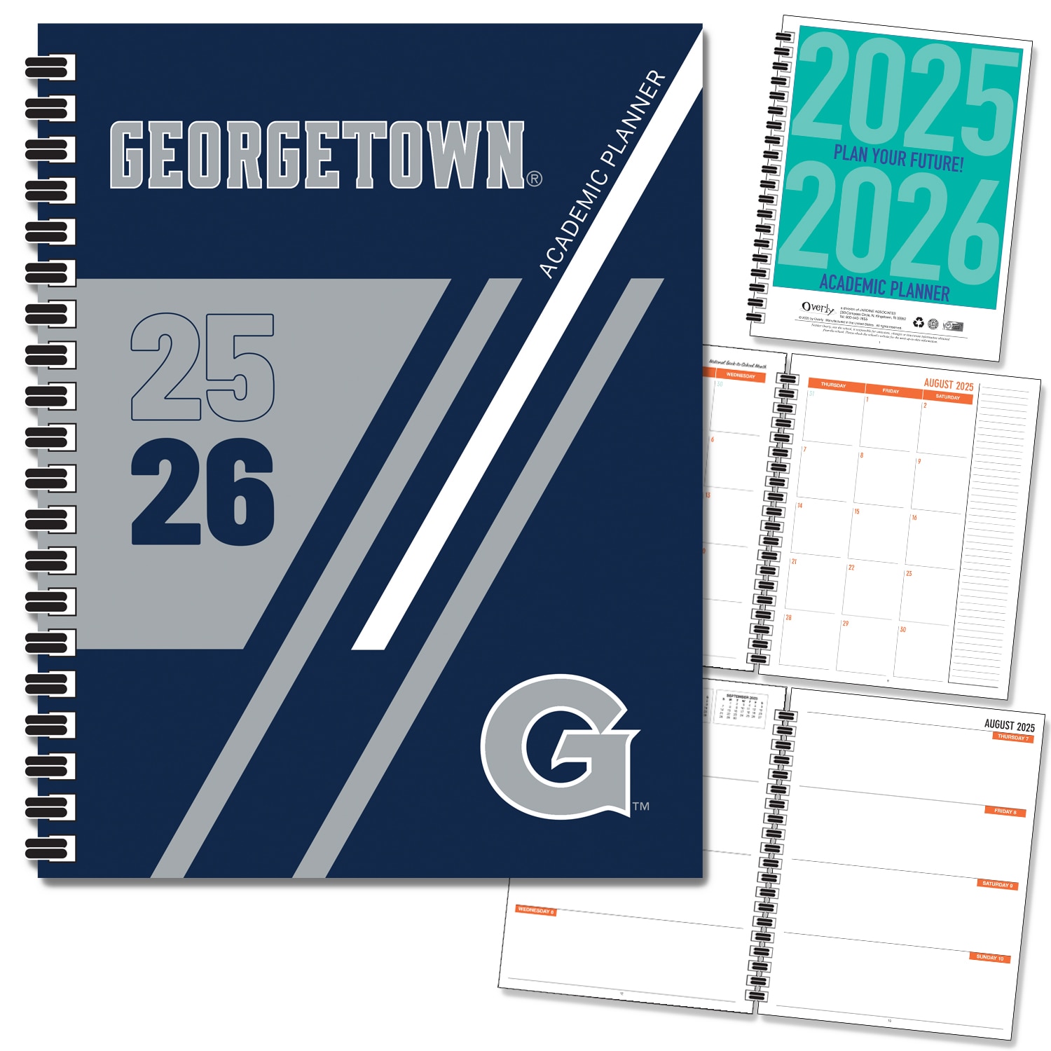 Spirit Soft Touch Spot Varnish - School Name Imprinted Planner 25-26 AY 7x9