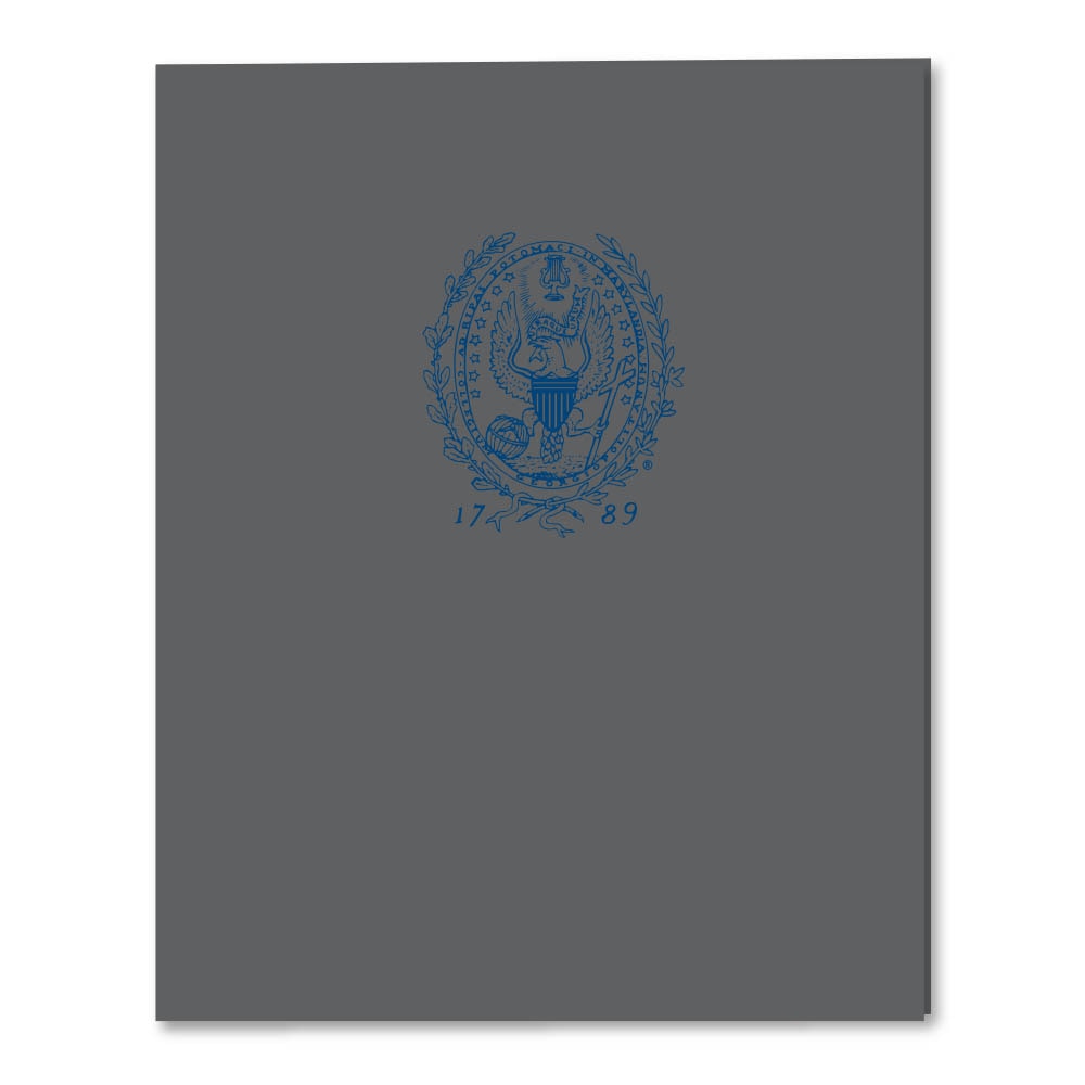 Roaring Twin Pocket Laminated Foil Portfolio 11 x 8.6