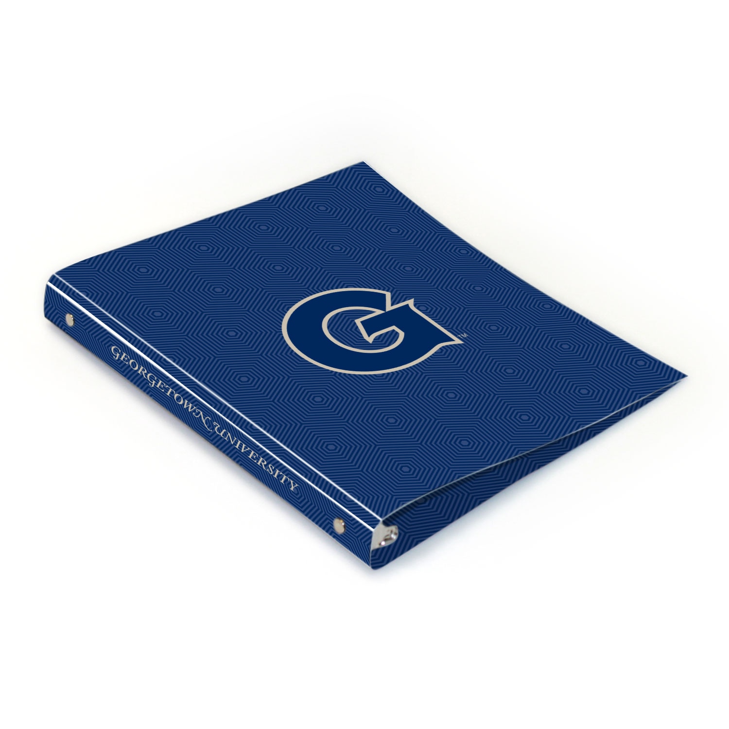 Georgetown Full Color 2 sided Imprinted Flexible 1" Logo 2 Binder 10.5" x 11.5"