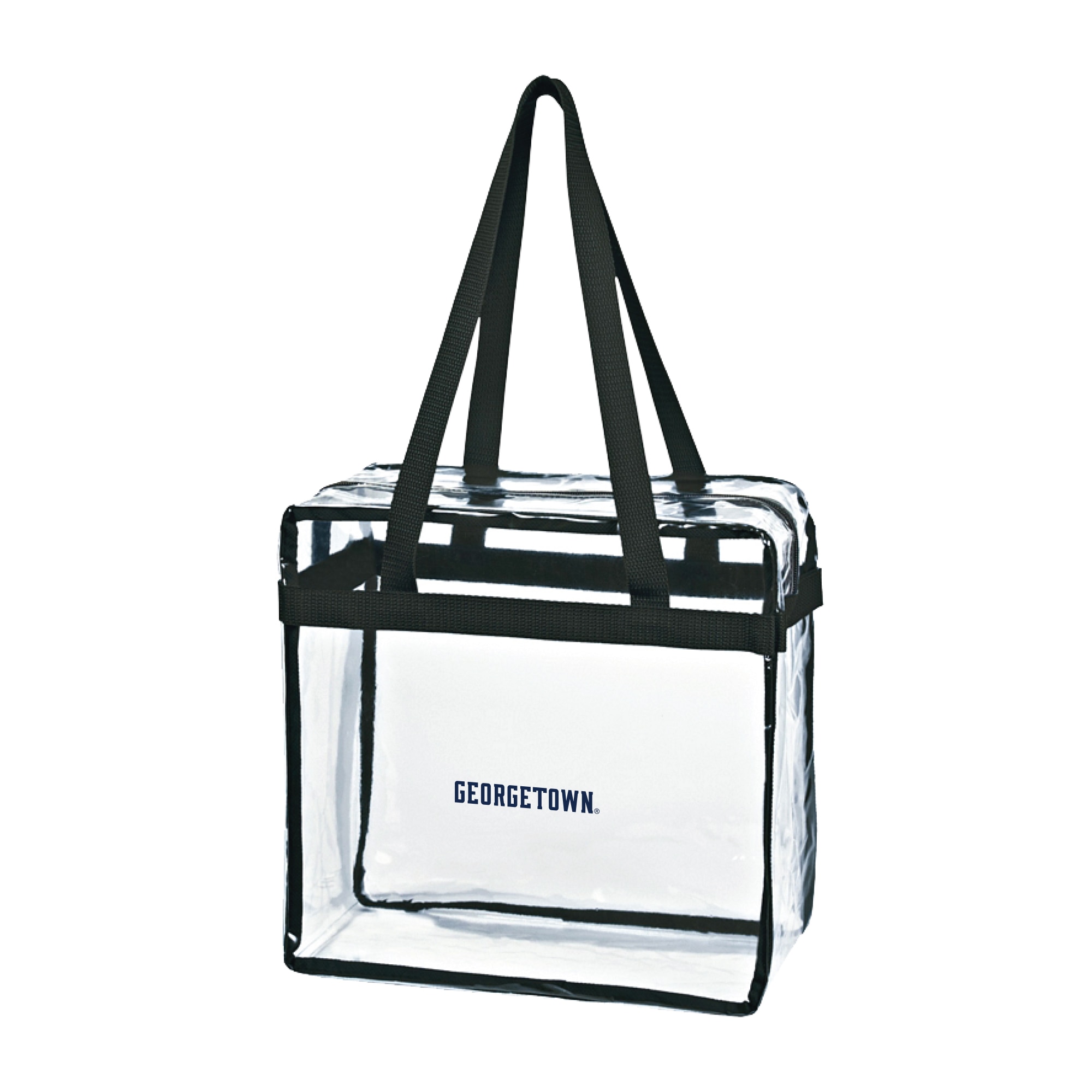 Georgetown Hoyas 3603 Zipped Stadium Tote Imprinted