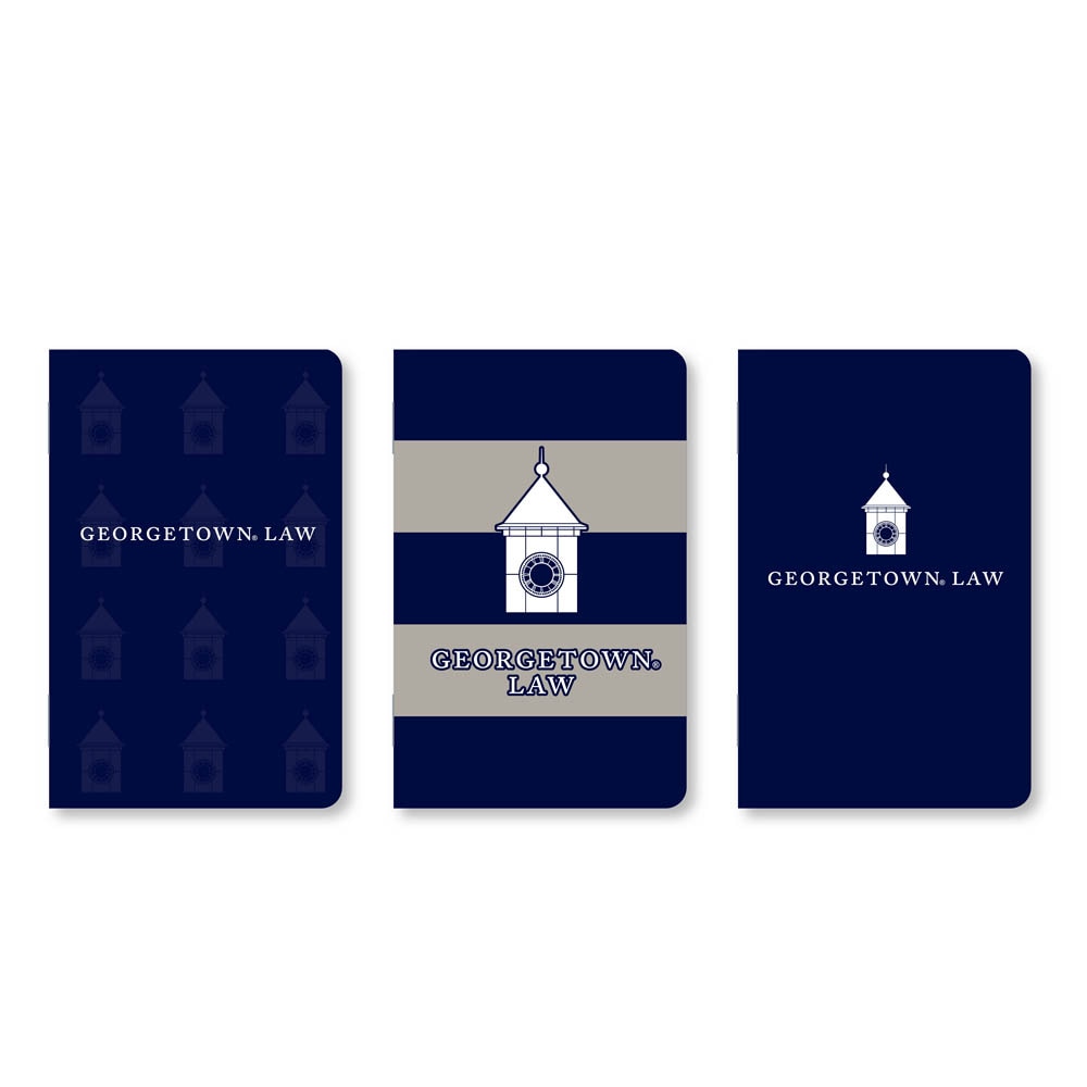 Set of 3 School Spirit Pocket Sized Mini Notebooks