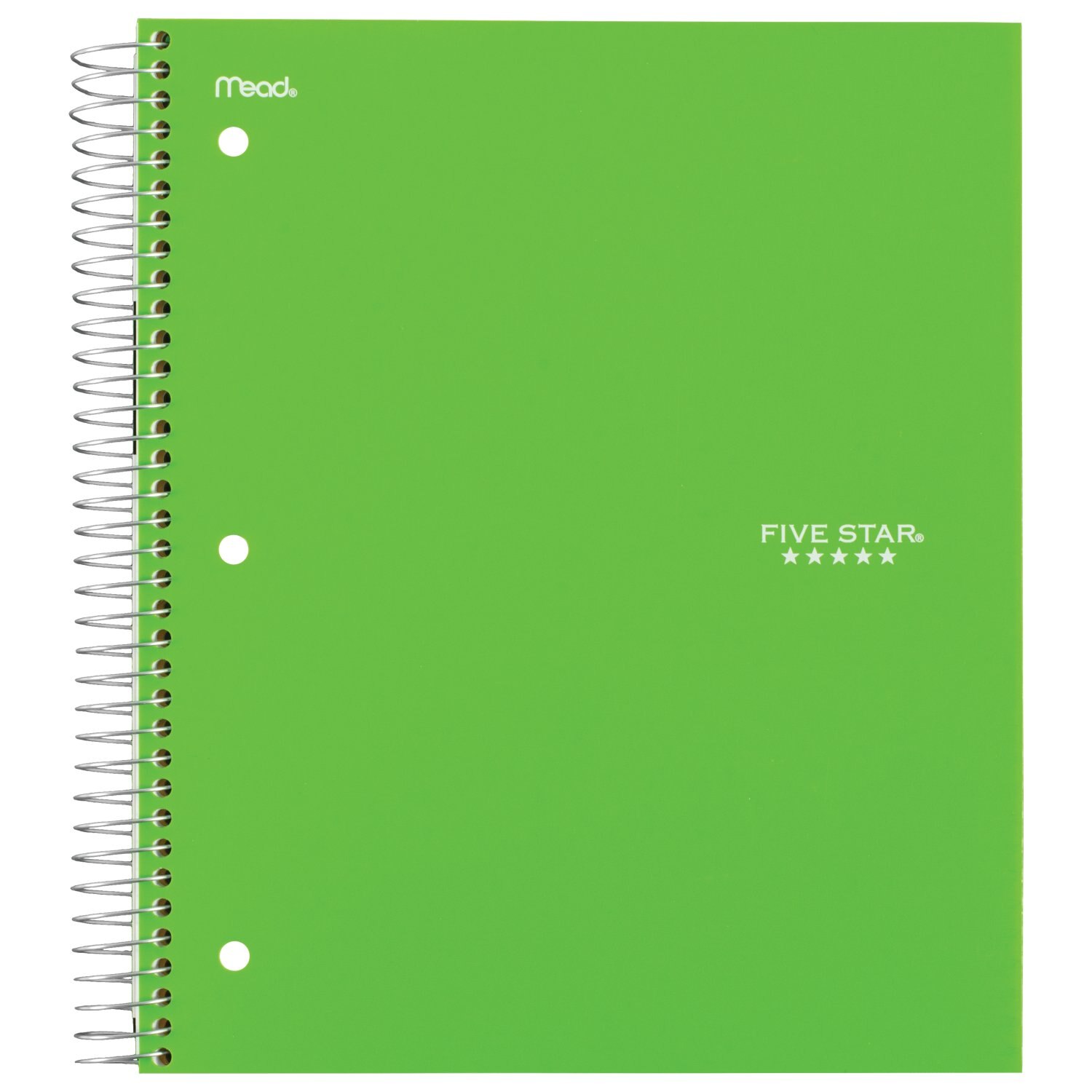 Five Star Trend Wirebound Notebook 5 Subject College Ruled 11 x 8 12 Assorted Colors
