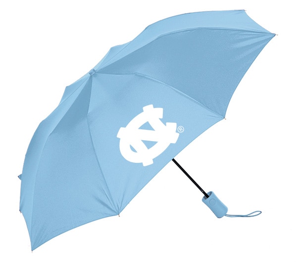 North Carolina Tar Heels"The Victory" Solid Emblematic Umbrella Automatic Folding 42" Coverage