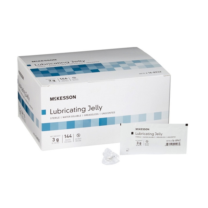 Lubricating Jelly 3g Packets Box of 144