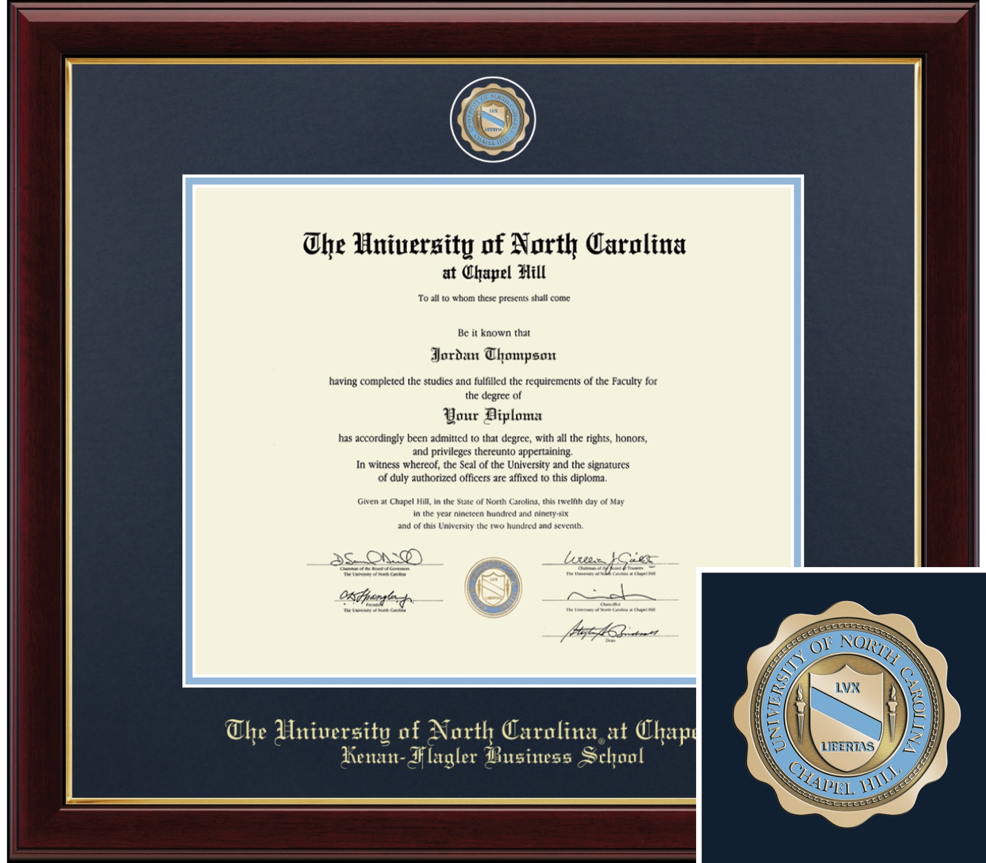 Church Hill Classics Masterpiece Business 11.5x14 Diploma Frame