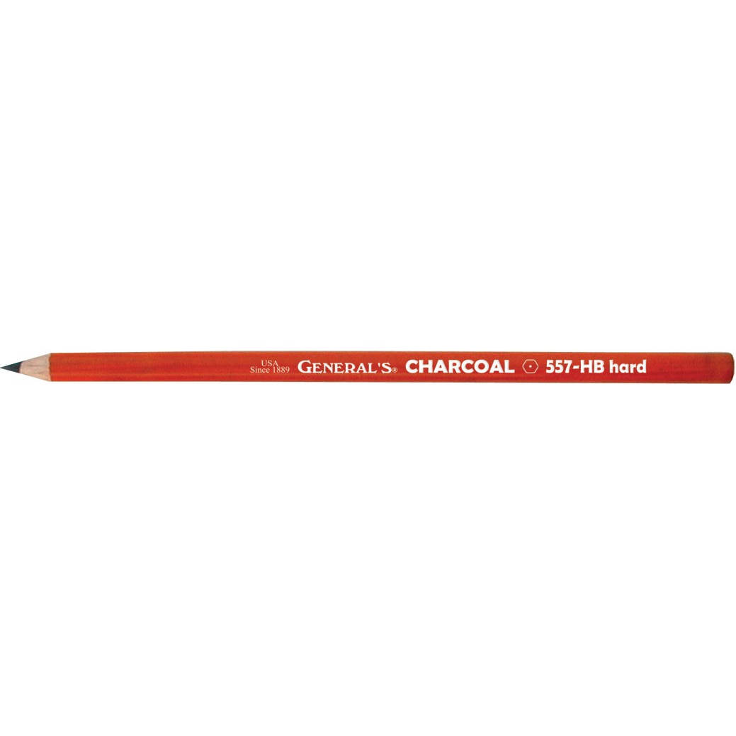 General Pencil Charcoal Pencil 2-Pack, HB