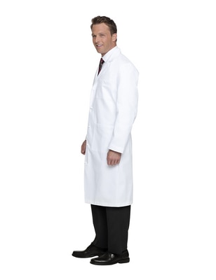 Landau Men's 3-Pocket Full-Length Lab Coat (Long Sizes)