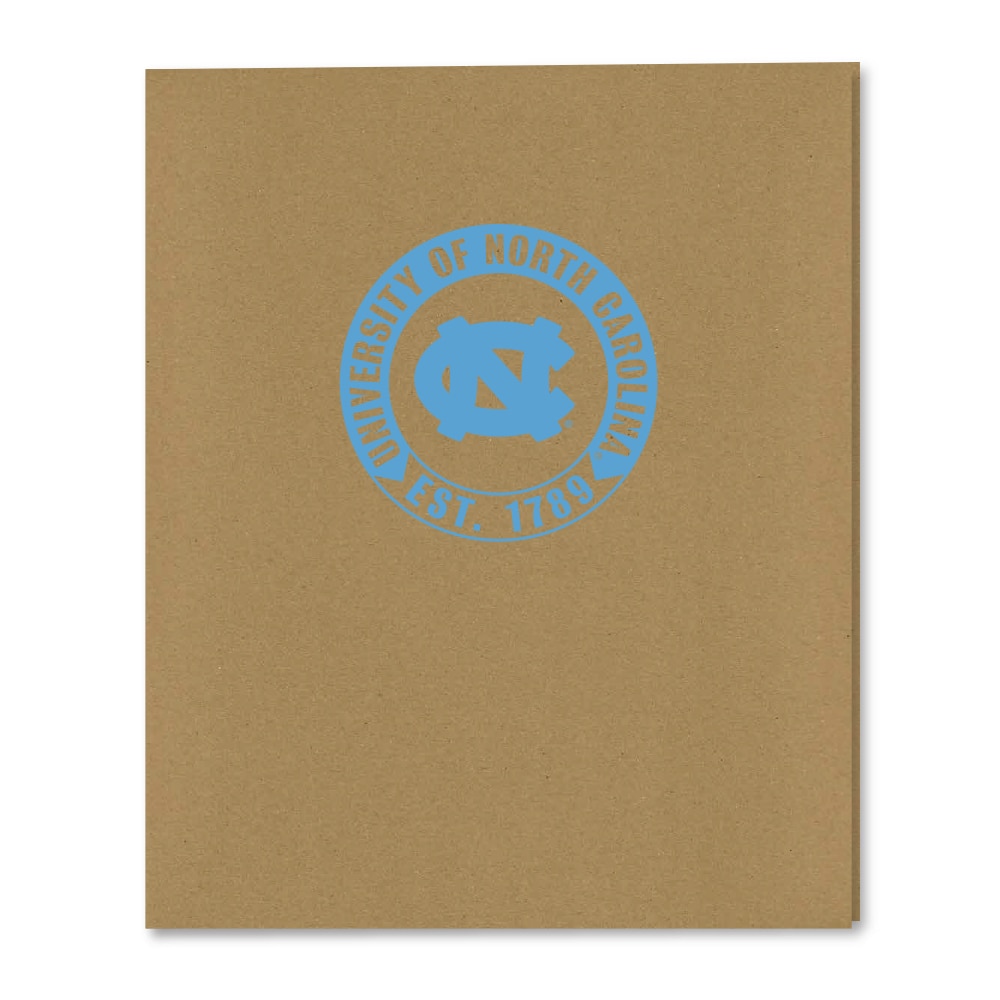 Recycled Emblematic Kraft 2 Pocket Folder, Classic