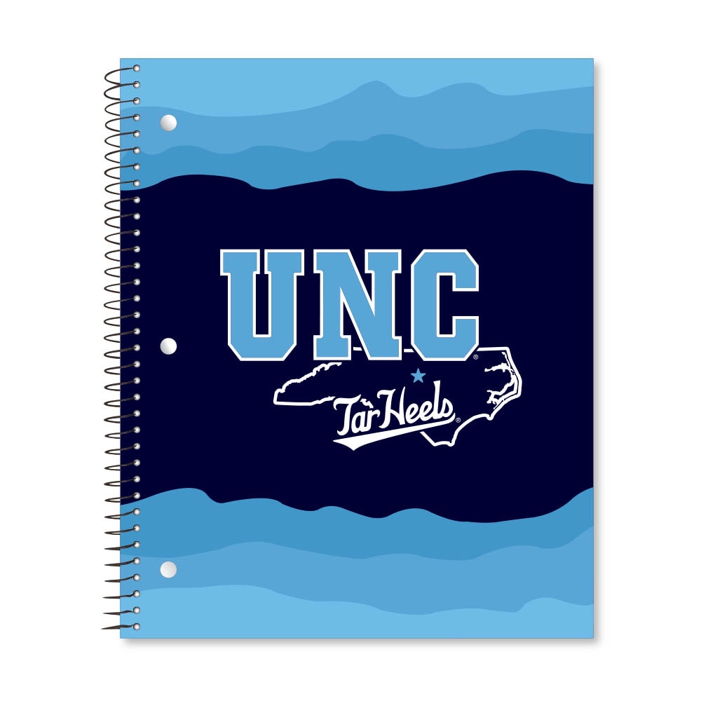 Digi State Outline 3 Subject 11"x9" College Ruled Spiral Notebook