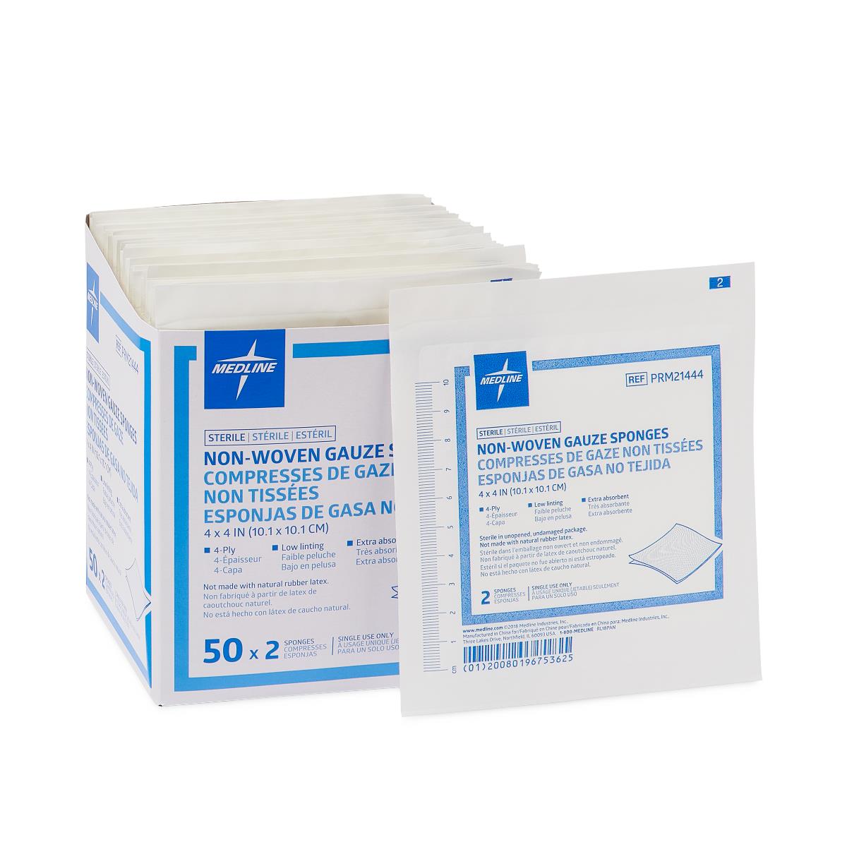 Sterile Cover Sponges 50BX