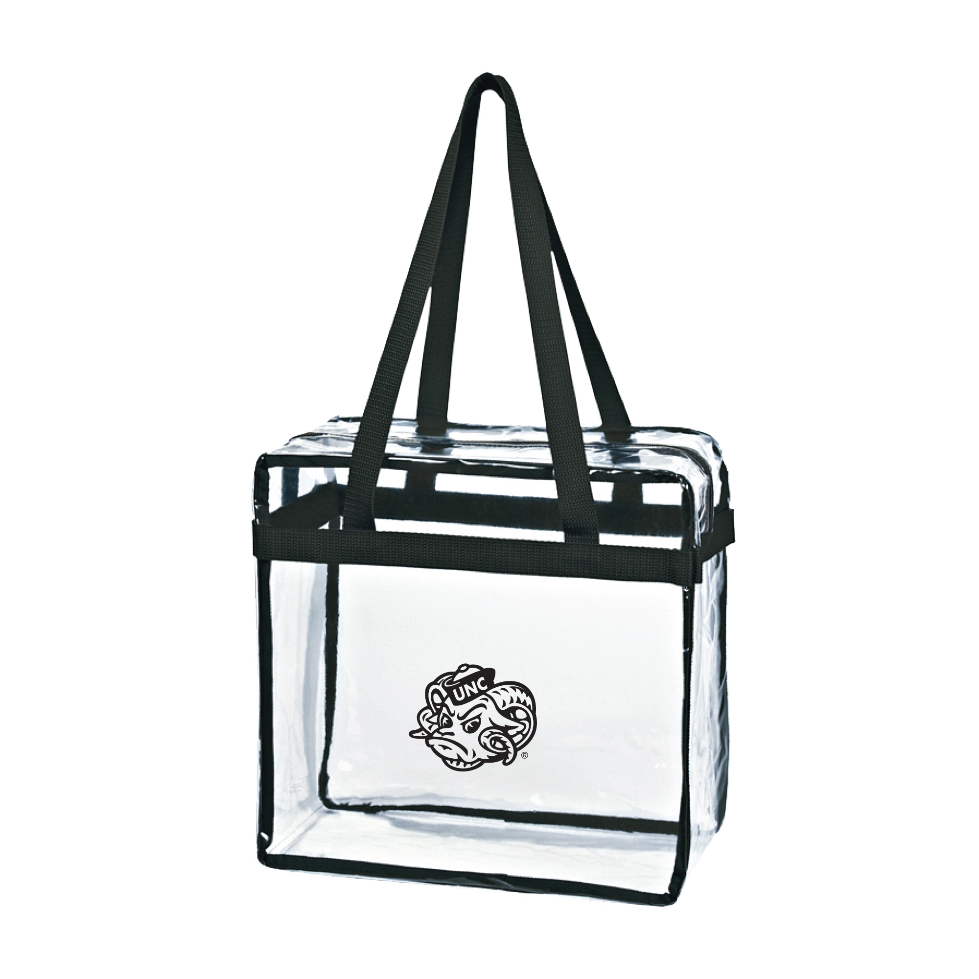 North Carolina Tar Heels 3603 Zipped Stadium Tote Imprinted