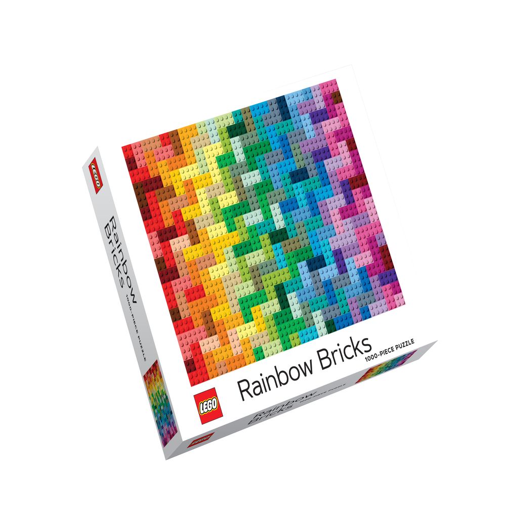 LEGO Rainbow Bricks 1000pc Puzzle