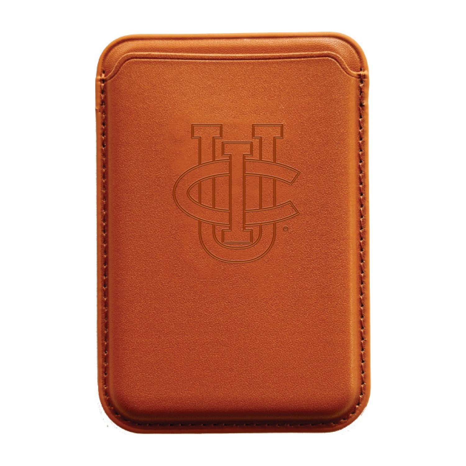 Monaco Leather Cellphone ID wallet with MagSafe Brown