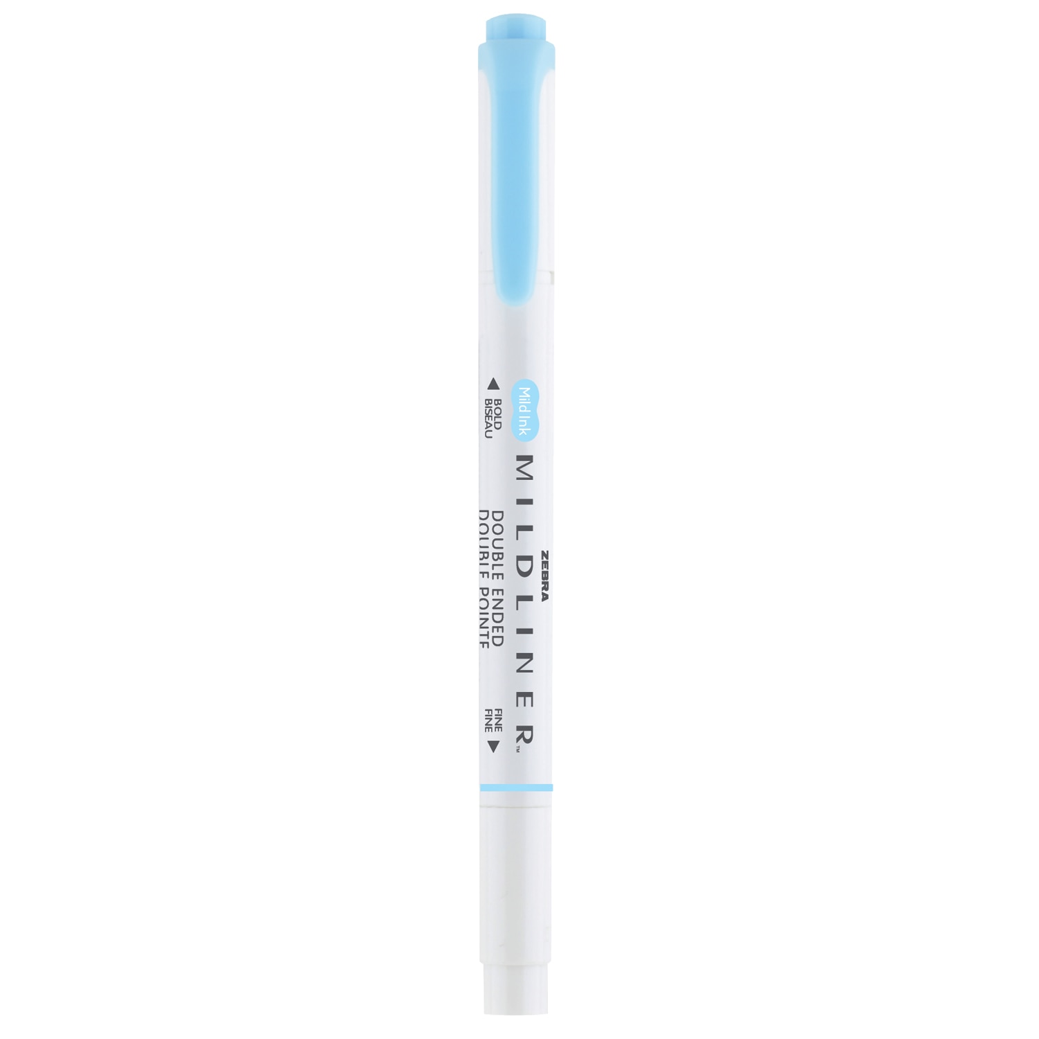 Zebra Mildliner Double Ended FineMedium Highlighter Smoke Blue