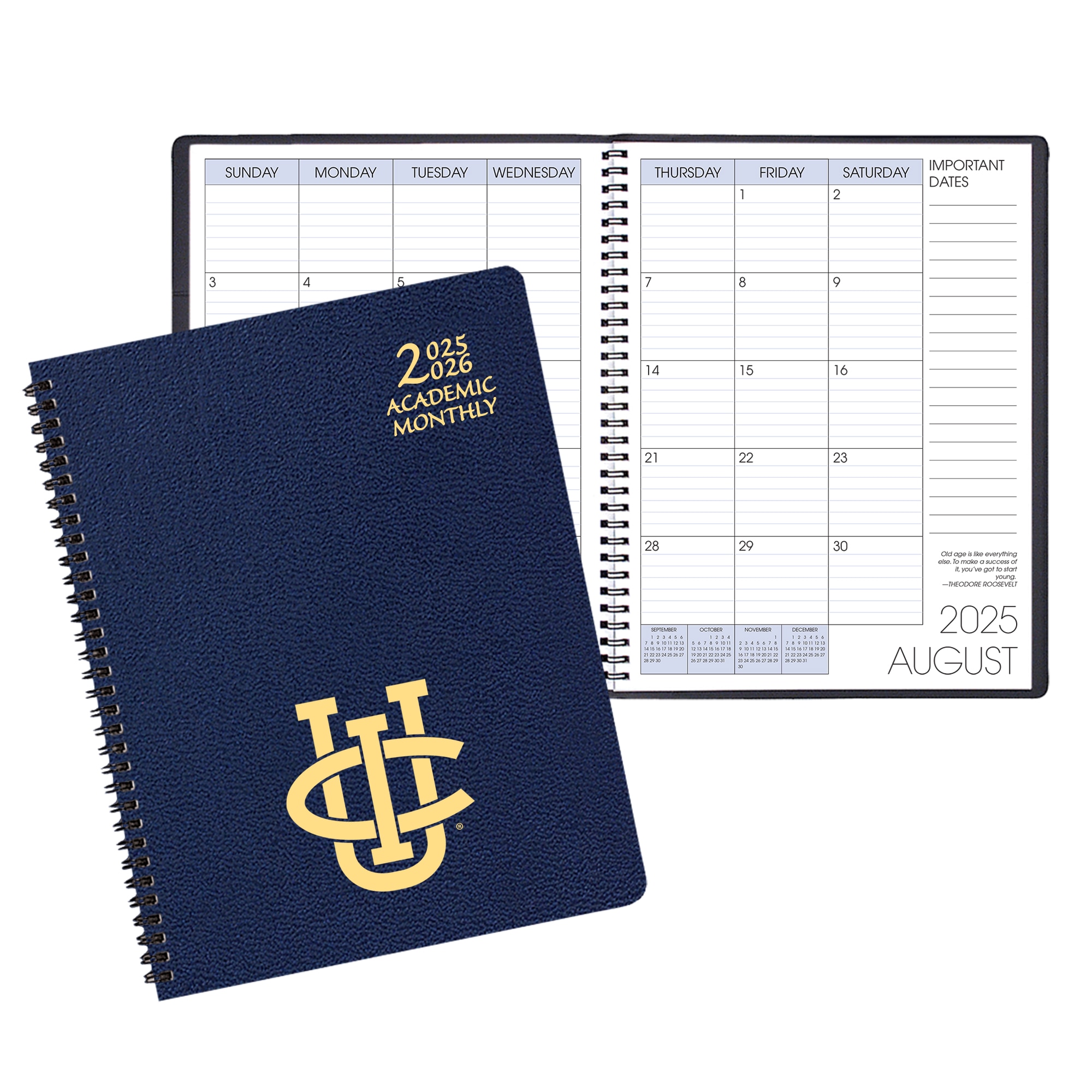 Payne 25-26 Imprinted Academic Monthly Planner 8.5"x11"