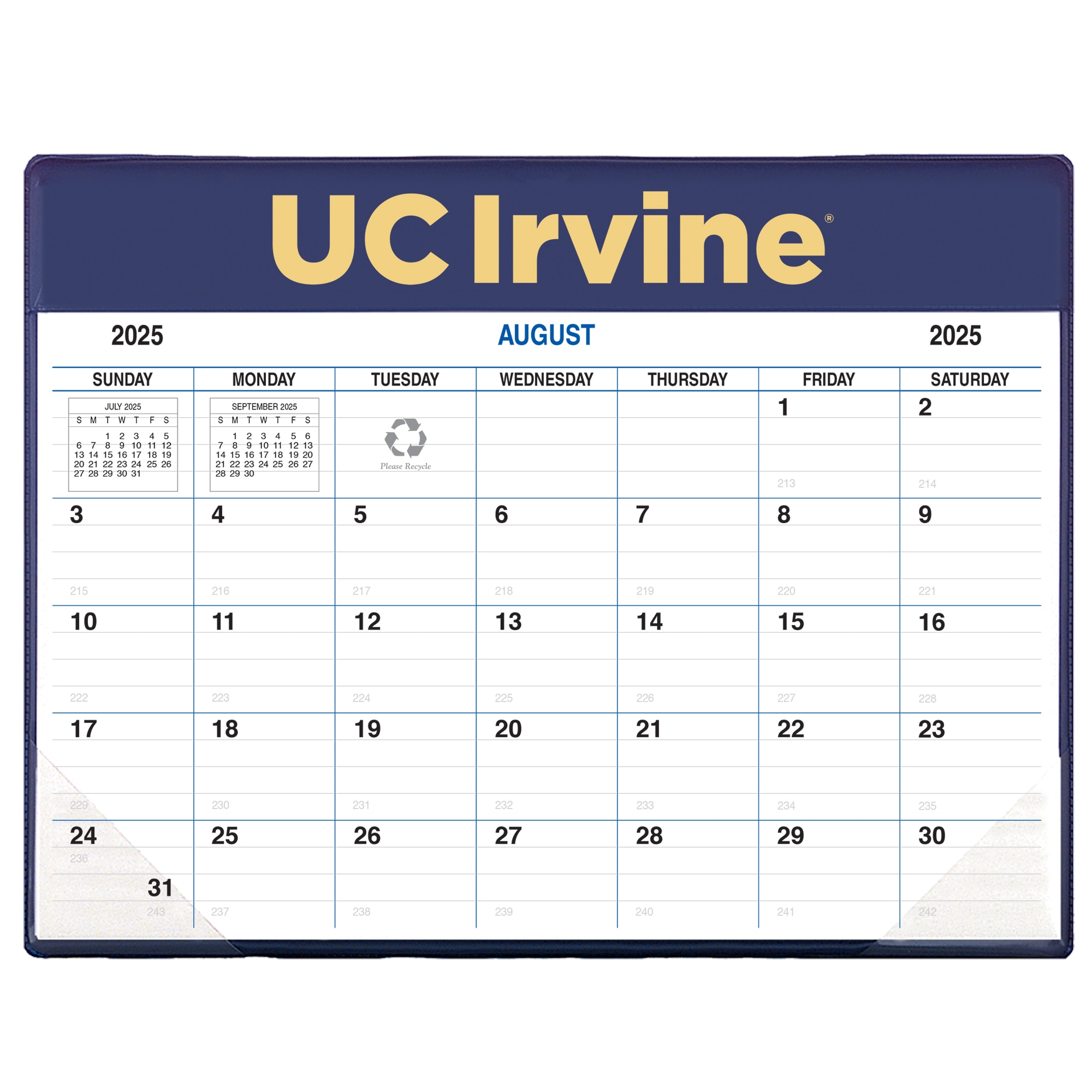Payne 25-26 Imprinted Academic Calendar Pad Planner 8.5"x11"
