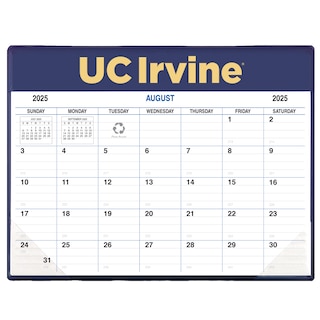 Payne 25-26 Imprinted Academic Calendar Pad Planner 8.5"x11" | The UC Irvine Official Online Store