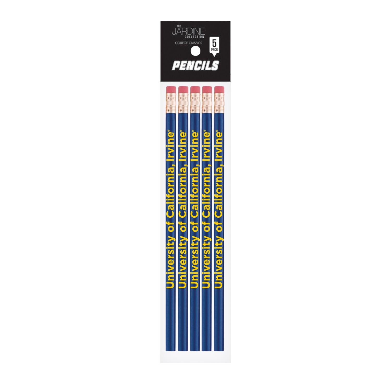 Emblematic Pencil 5pk School Name