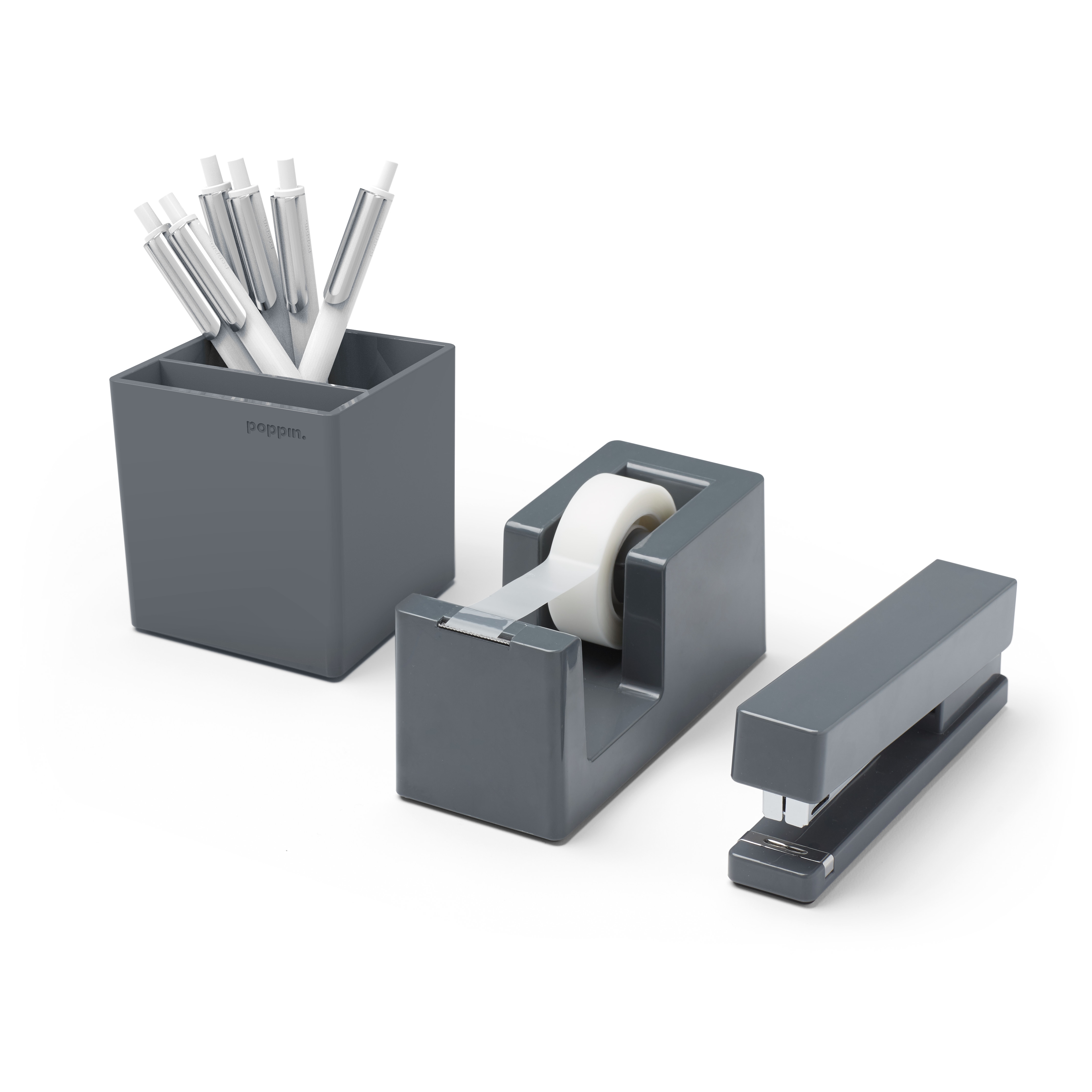 Poppin Starter Set, Dark Gray