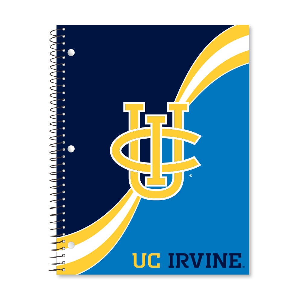 Digi Curve Divide 1 Subject 11"x8.5" 70 Count College Ruled Spiral Notebook