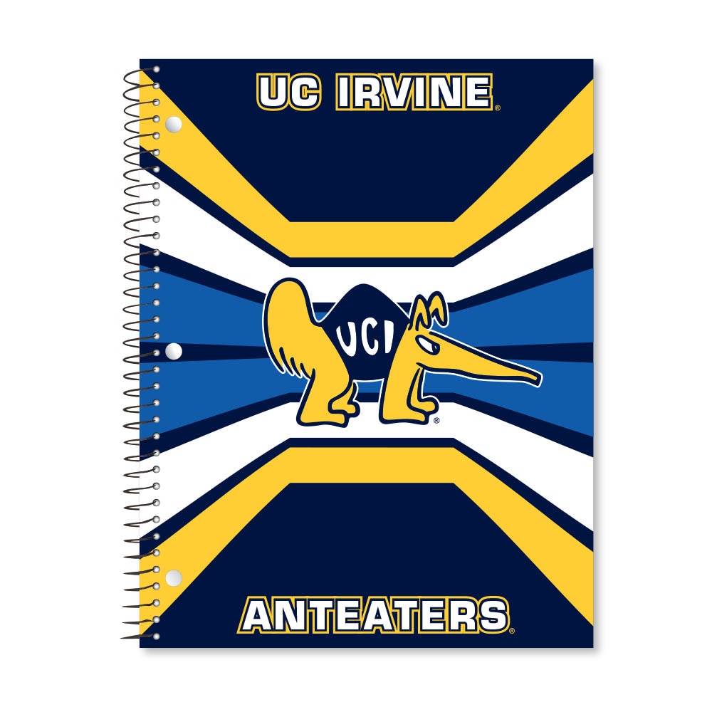 Digi Color Warp 1 Subject 11"x8.5" 70 Count College Ruled Spiral Notebook