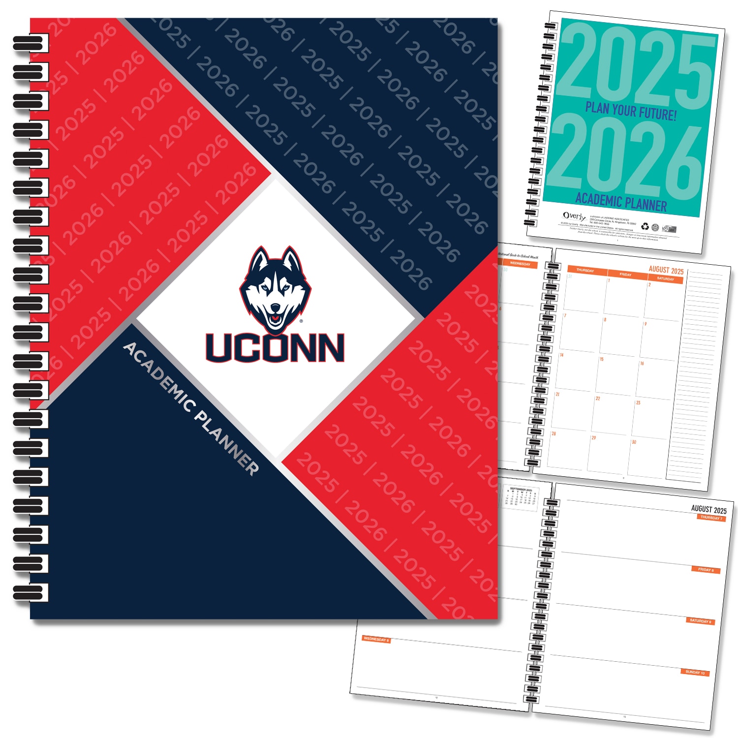 Spirit Soft Touch Foil - Mascot Imprinted Planner 25-26 AY 7x9