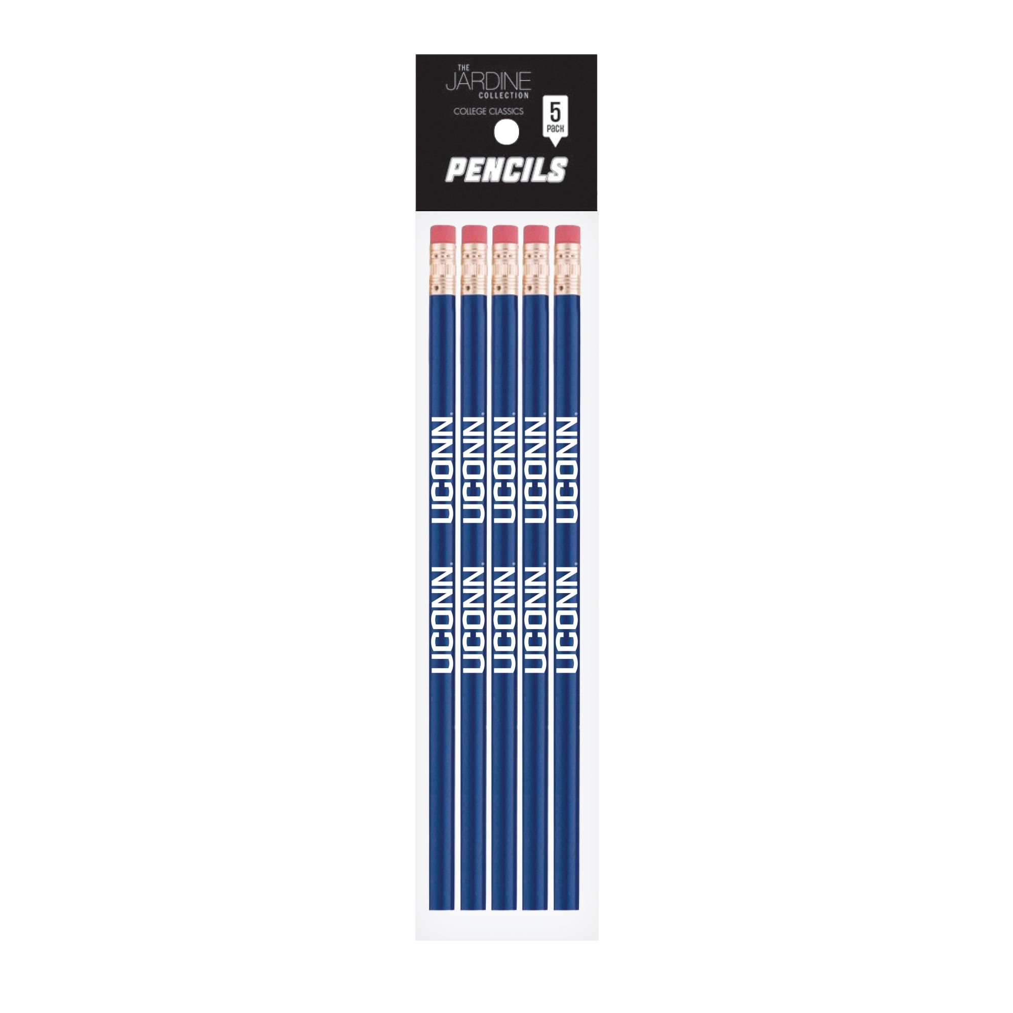 Emblematic Pencil 5pk School Name