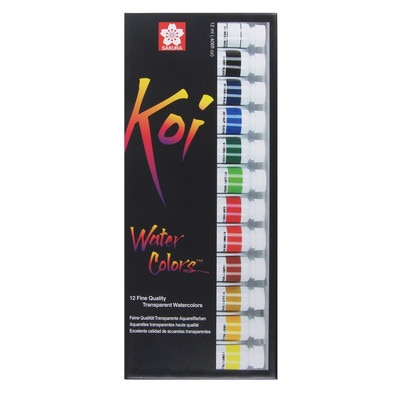 Sakura Koi Watercolor, 12ml, Set 12-Color Set