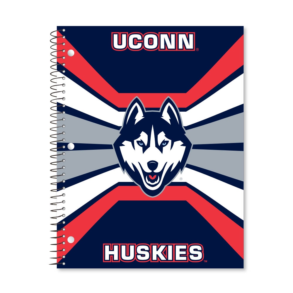 Digi Color Warp 1 Subject 11"x8.5" 70 Count College Ruled Spiral Notebook