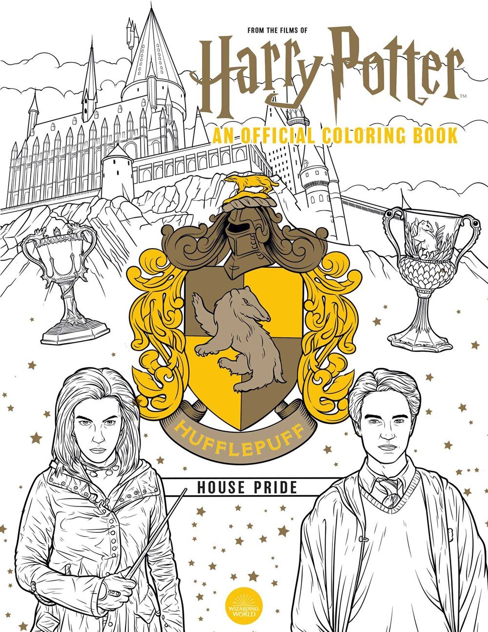 Harry Potter: Hufflepuff House Pride: The Official Coloring Book: (Gifts Books for Harry Potter Fans  Adult Coloring Books)