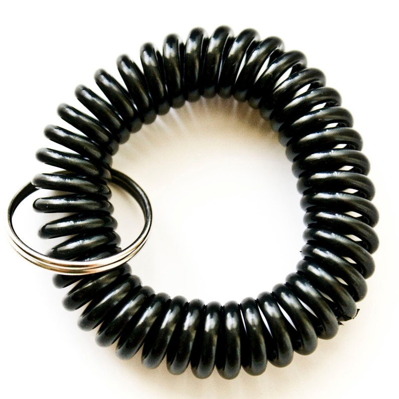 Coil Wristband with Keyring