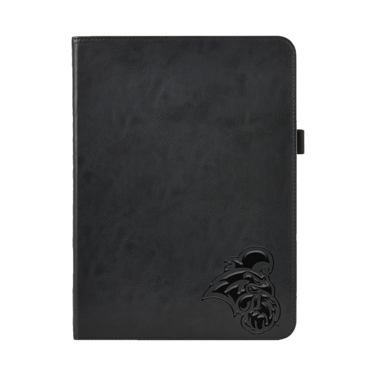 Coastal Carolina University Black Leather Folio Tablet Case, Alumni V2 - iPad (9th gen)