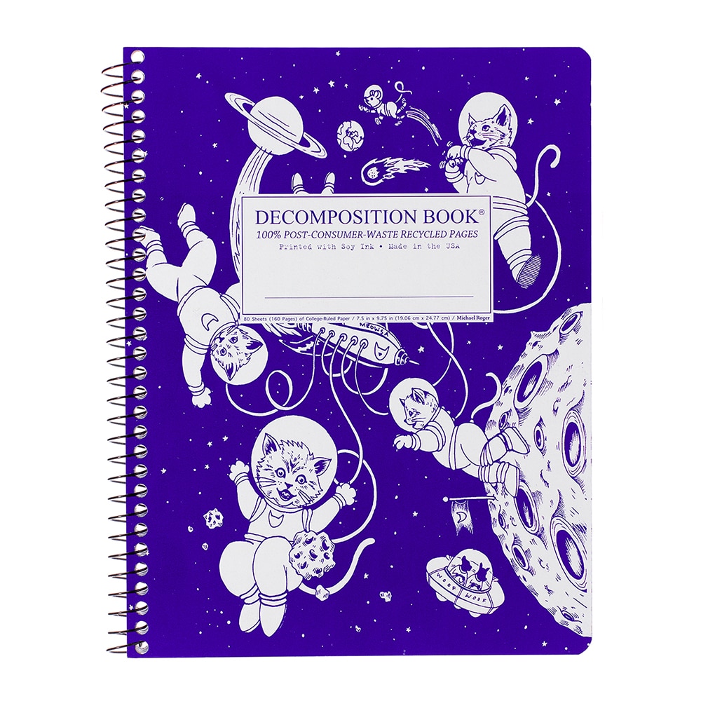 Michael Roger Kittens in Space Coilbound Decomposition Book