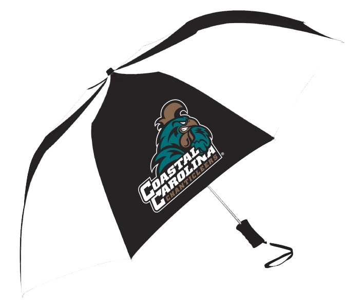 "The Sport" 2-Tone Emblematic Umbrella Automatic Folding 48" Coverage
