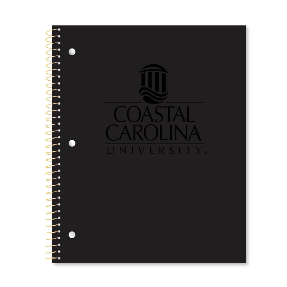 Roaring Premium 1 Subject Notebook 9x11 College Ruled 20lb Paper Impressions Leatherette Burnish Cover