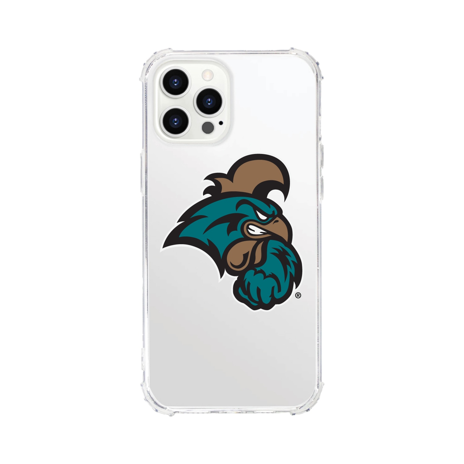 Coastal Carolina University- Clear Tough Edge Phone Case, Classic - iPhone 15