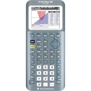 TI 84+ CE Graphing Calculator 1Pk BP Fractal Frost