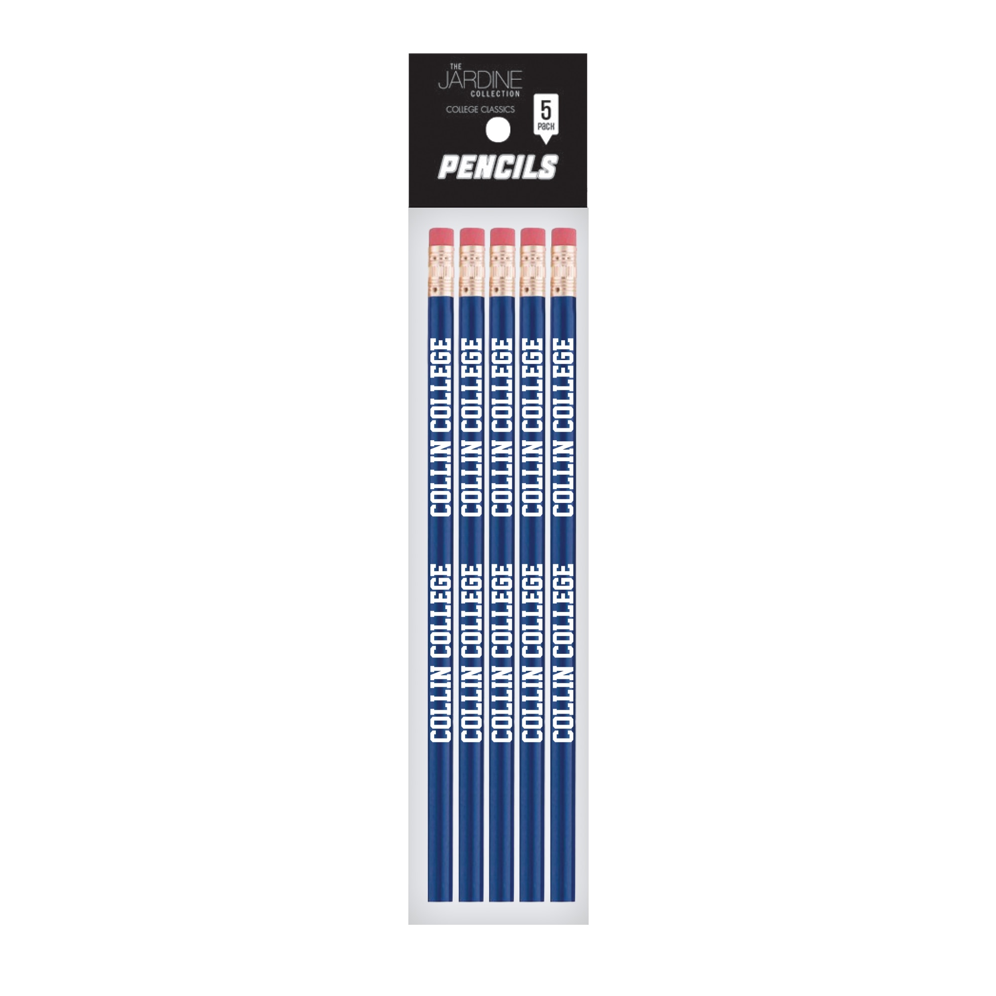 Emblematic Pencil 5pk School Name