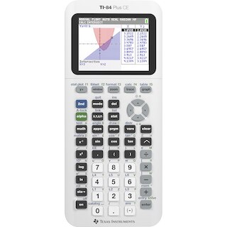 Texas Instruments TI-84 Plus CE Graphing Calculator (White)