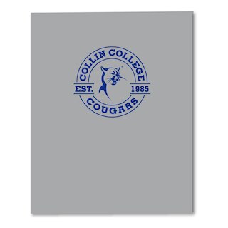 Roaring Twin Pocket Laminated Foil Portfolio 11 x 8.15