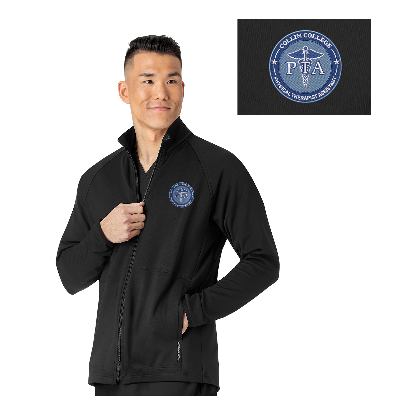 Wink Men's Full Zip Jacket, 8309CC15- Physical Therapist Assistant