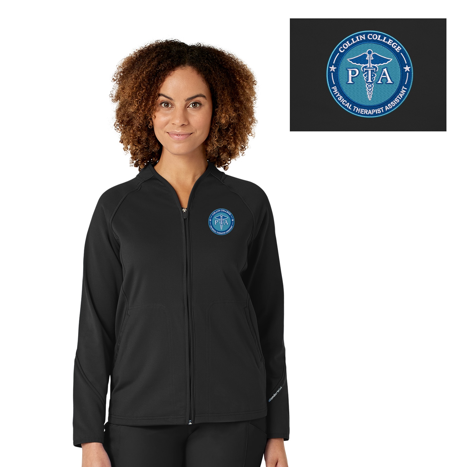 Wink Women's Full Zip Jacket, 8209CC15- Physical Therapist Assistant